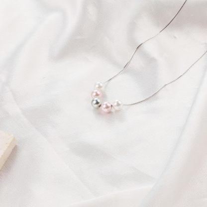 Sereney 10th Birthday Gifts for Girl Sterling Silver Pink Pearl Necklace as Gifts for 10 Year Old, Adjustable Length 10 Birthday Ideas for Teens Trendy 2025