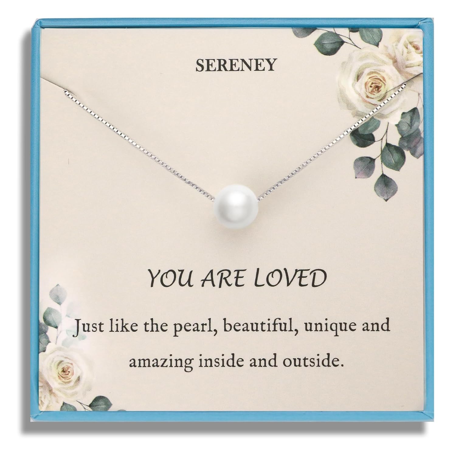 Sereney 10th Birthday Gifts for Girl Sterling Silver Pink Pearl Necklace as Gifts for 10 Year Old, Adjustable Length 10 Birthday Ideas for Teens Trendy 2025