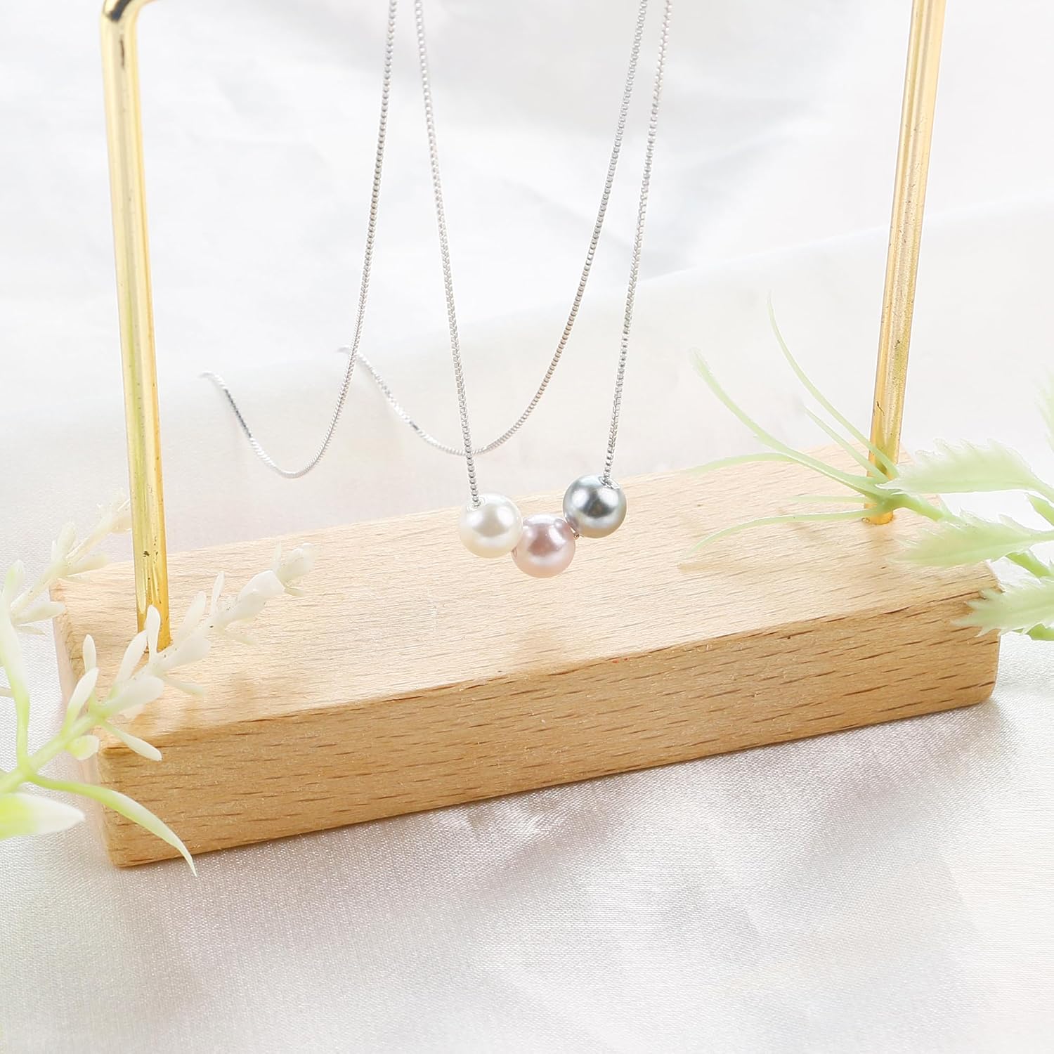 Sereney 10th Birthday Gifts for Girl Sterling Silver Pink Pearl Necklace as Gifts for 10 Year Old, Adjustable Length 10 Birthday Ideas for Teens Trendy 2025