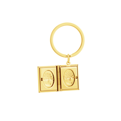 Mother's Day Gift Retro Exquisite Double-Sided Photo Frame Keychain
