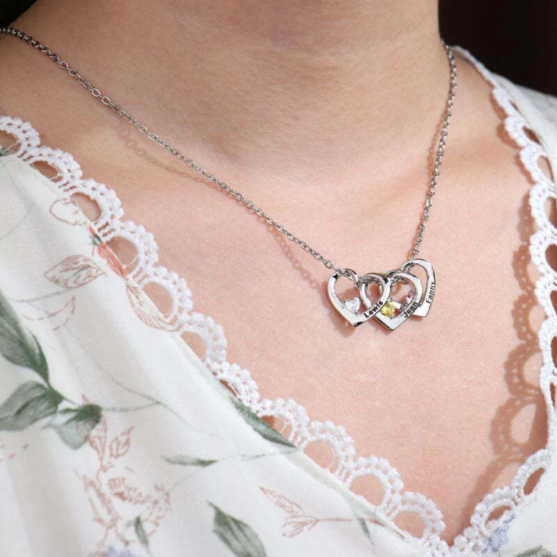 ❤️Heart of Love Birthstone Necklace for Mother❤️