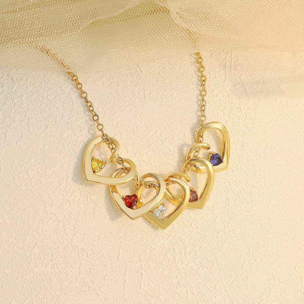 ❤️Heart of Love Birthstone Necklace for Mother❤️