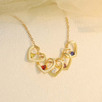 ❤️Heart of Love Birthstone Necklace for Mother❤️