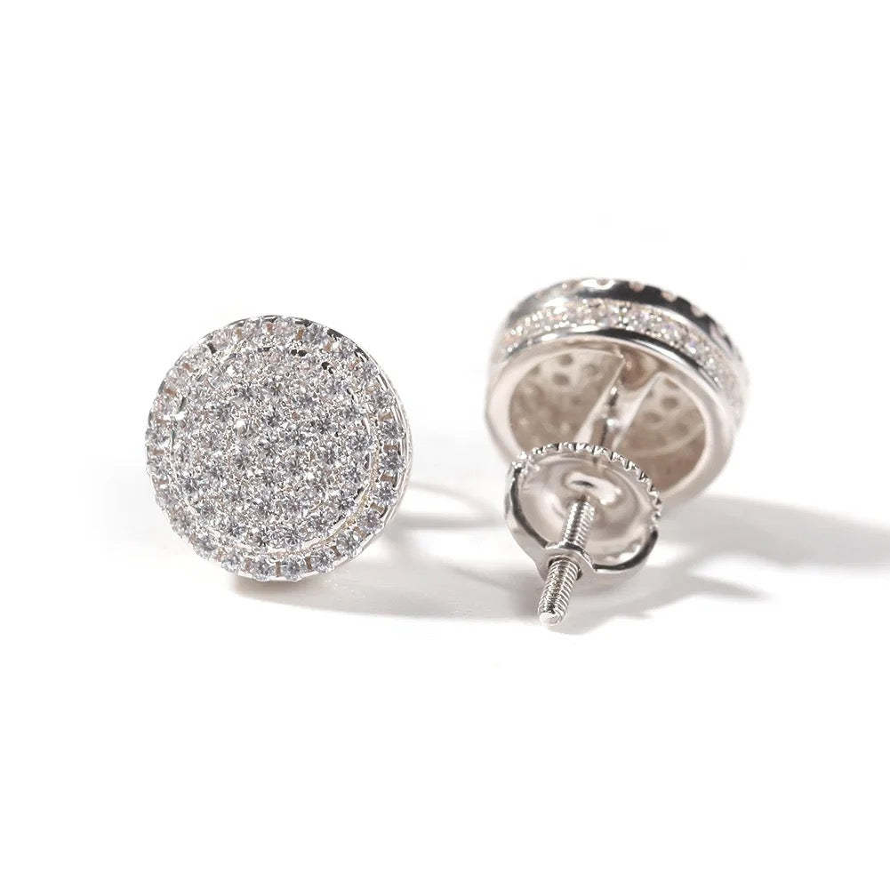 Circled Diamonds Earrings