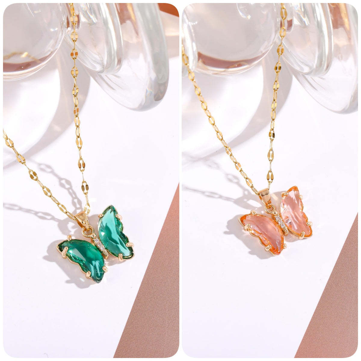 🔥BUY 1 GET 1 FREE-Crystal Butterfly Necklace