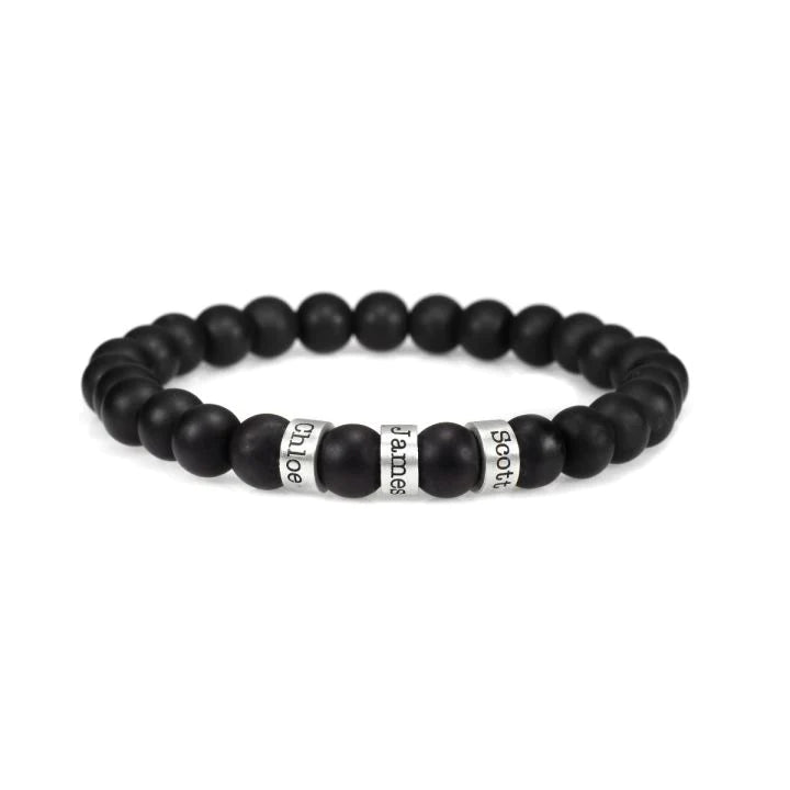 Customized Lava Tiger Eye Stone Beads Bracelet for Men