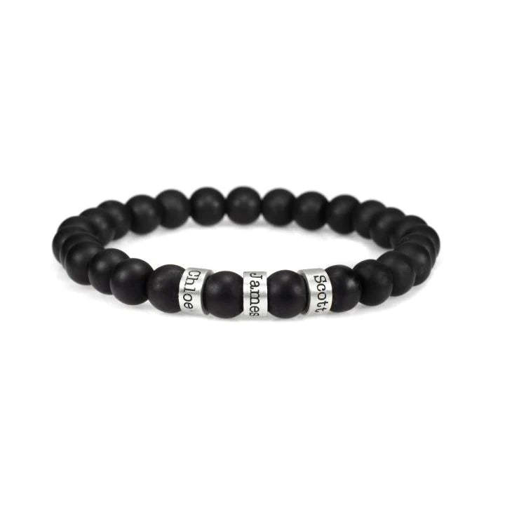 Customized Lava Tiger Eye Stone Beads Bracelet for Men
