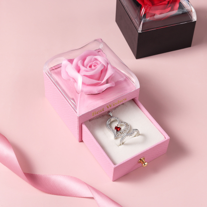 Enchanted Rose Jewelry Box Gift Package