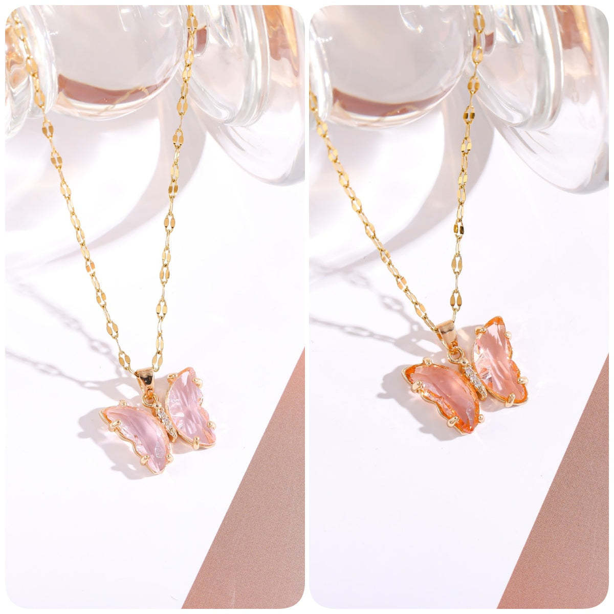 🔥BUY 1 GET 1 FREE-Crystal Butterfly Necklace