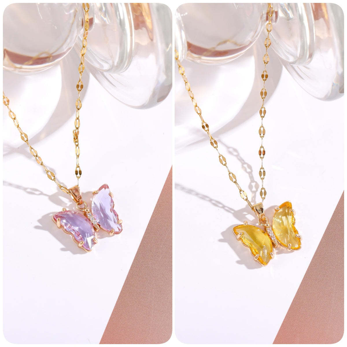 🔥BUY 1 GET 1 FREE-Crystal Butterfly Necklace