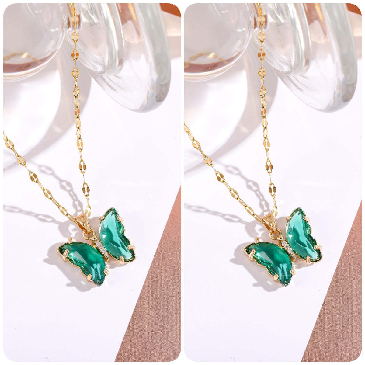 🔥BUY 1 GET 1 FREE-Crystal Butterfly Necklace