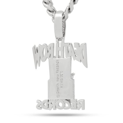 Hip Hop Death Row Records - Iced Logo Necklace