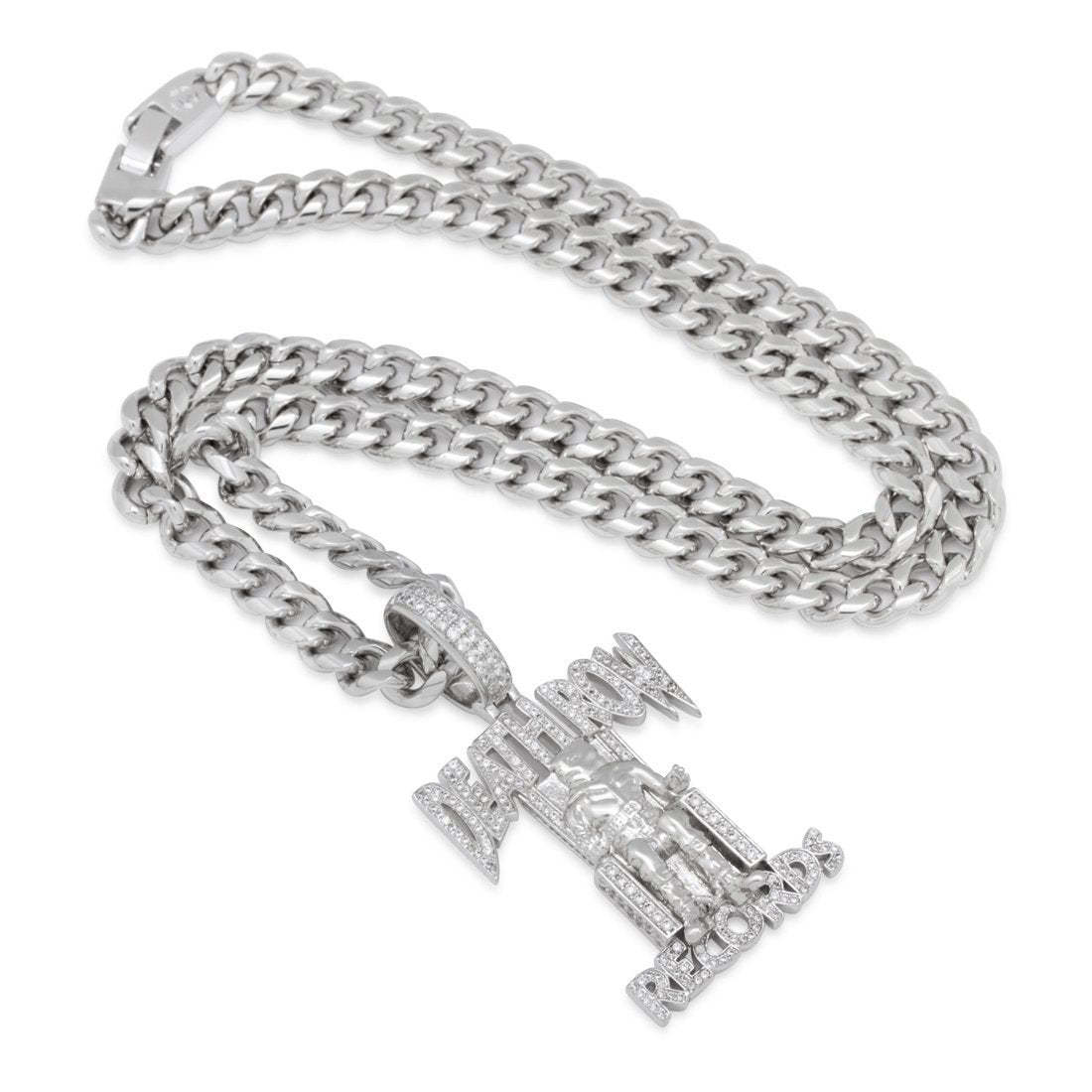 Hip Hop Death Row Records - Iced Logo Necklace