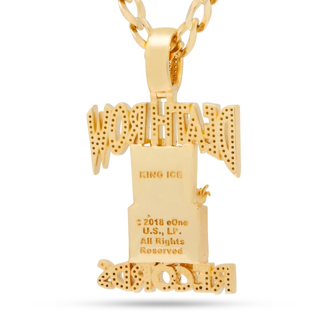 Hip Hop Death Row Records - Iced Logo Necklace
