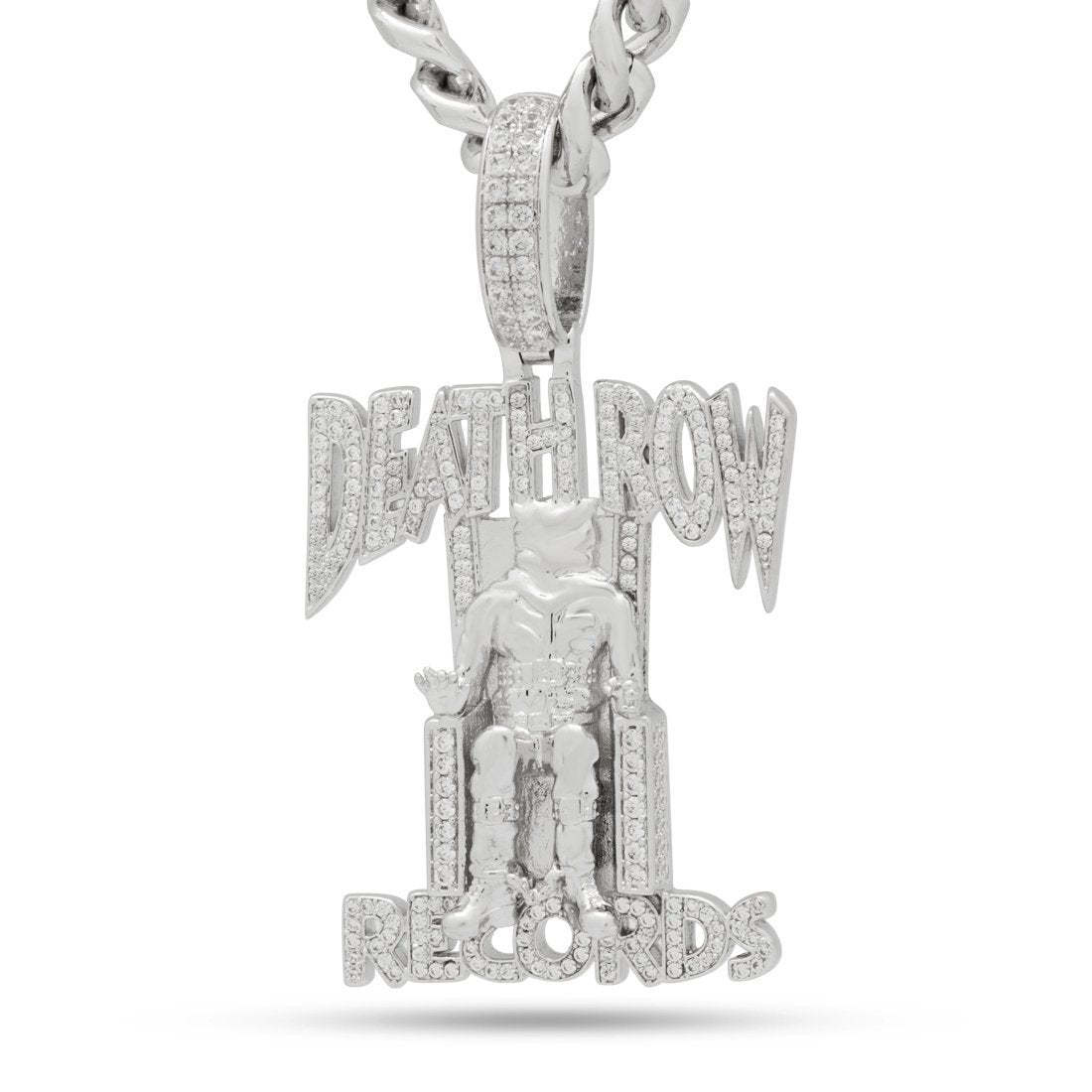 Hip Hop Death Row Records - Iced Logo Necklace