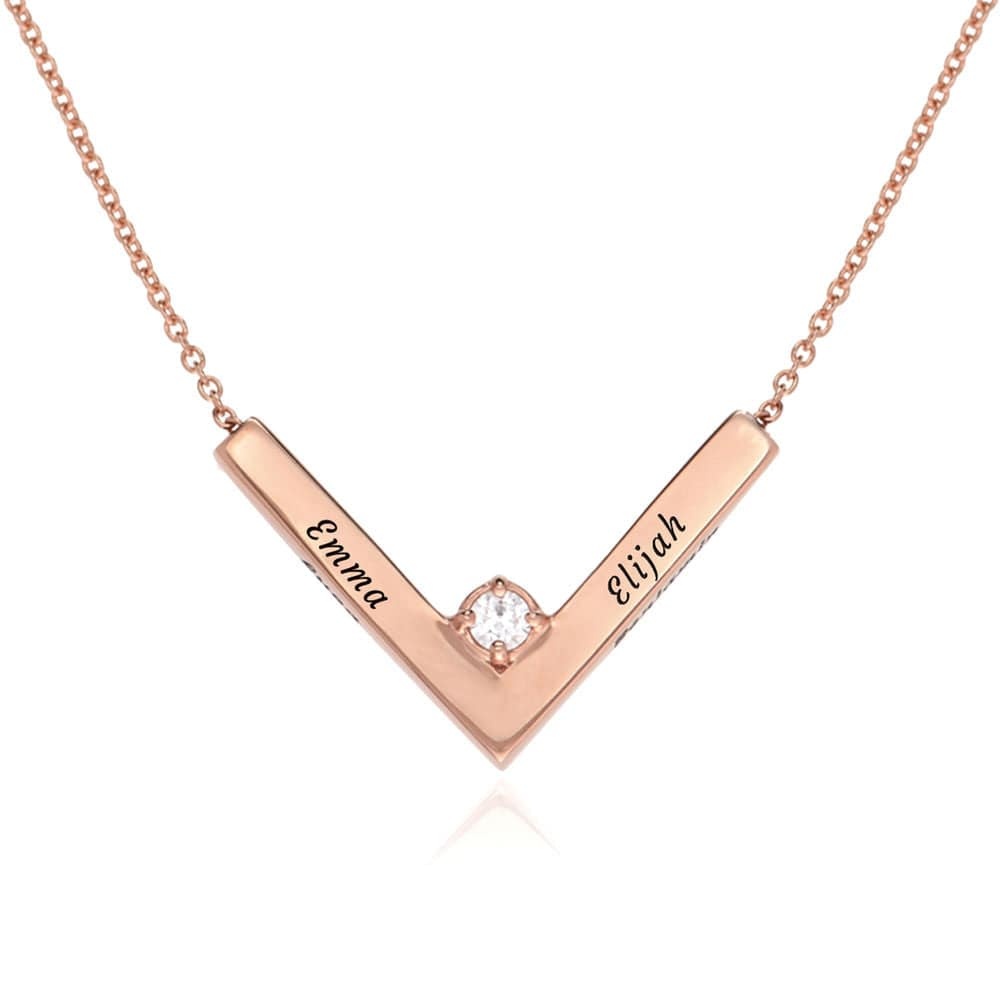 Diamond V Necklace