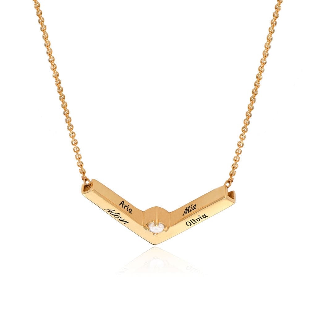 Diamond V Necklace