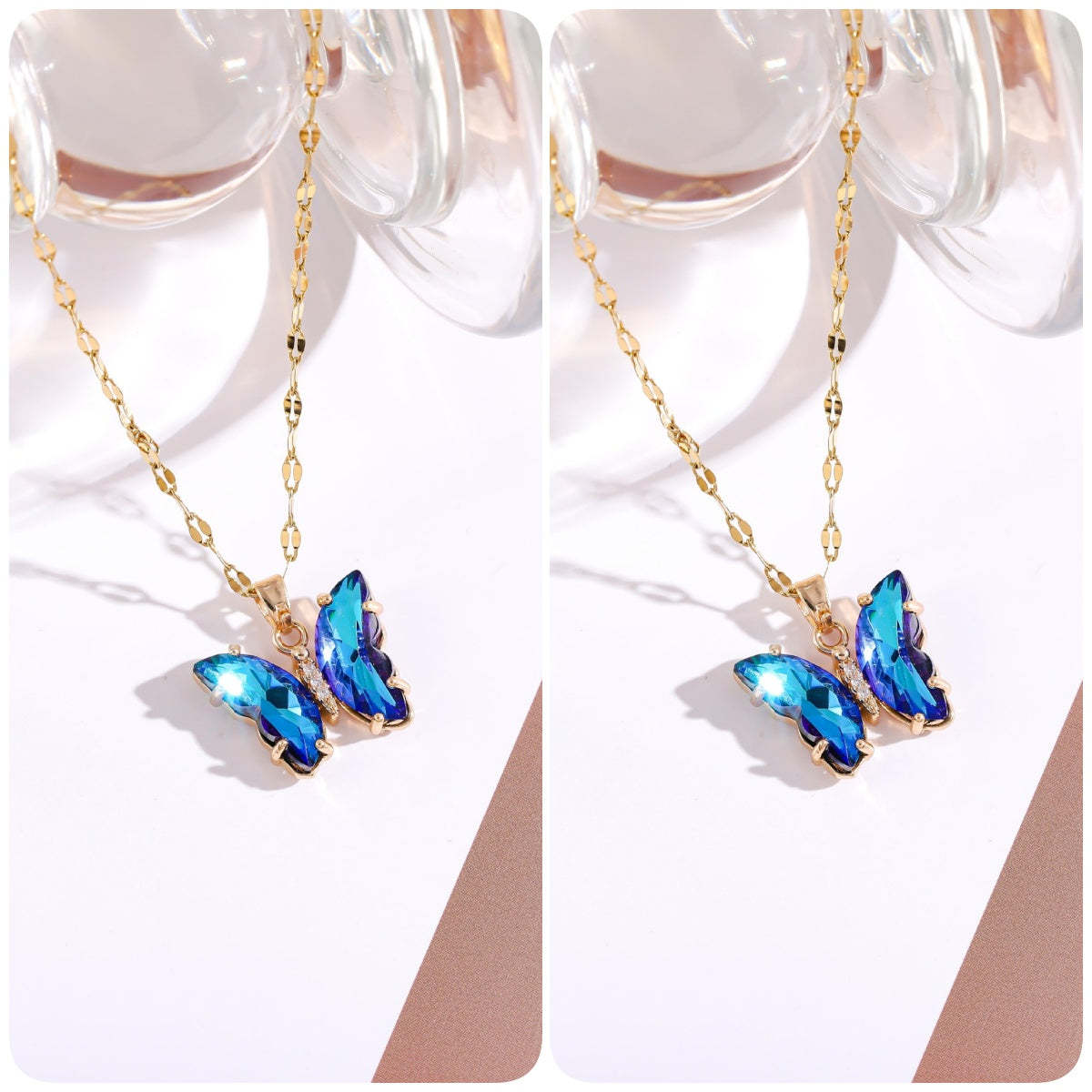 🔥BUY 1 GET 1 FREE-Crystal Butterfly Necklace