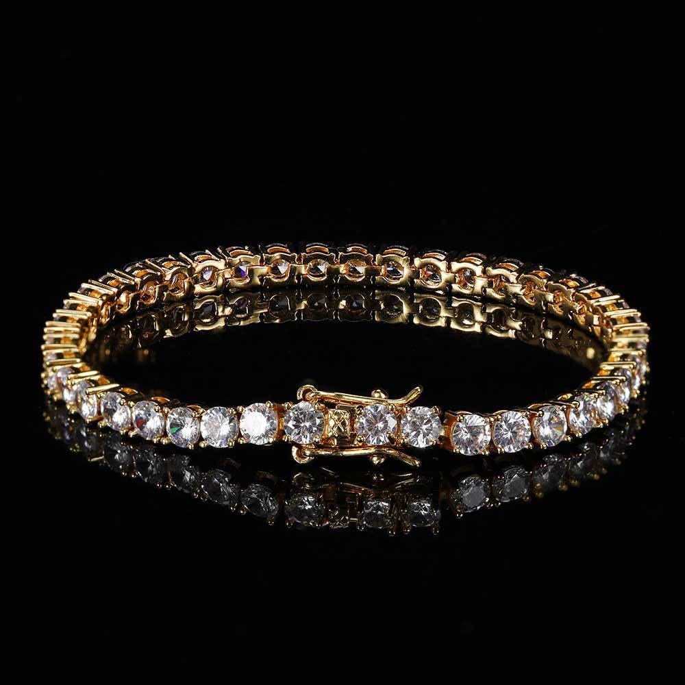 Tennis Bracelet Trendy Brand Hip Hop Men's Bracelet
