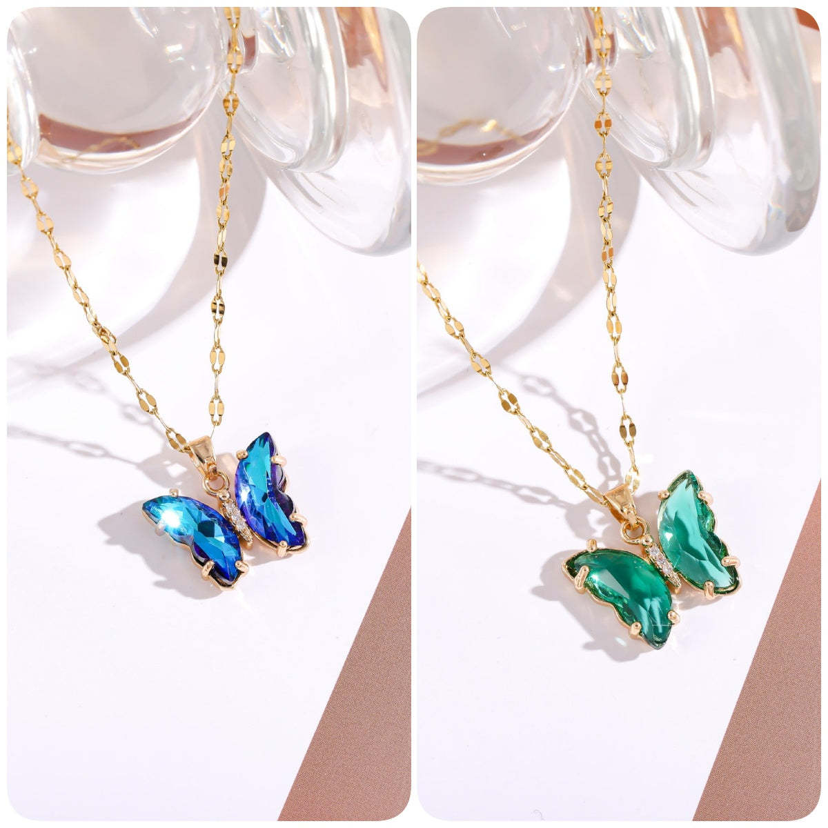 🔥BUY 1 GET 1 FREE-Crystal Butterfly Necklace
