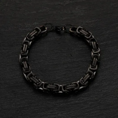 Father's Day Gifts Cuban Link Bracelet Stainless Steel Bracelet I Love You, Dad Sentimental Gift