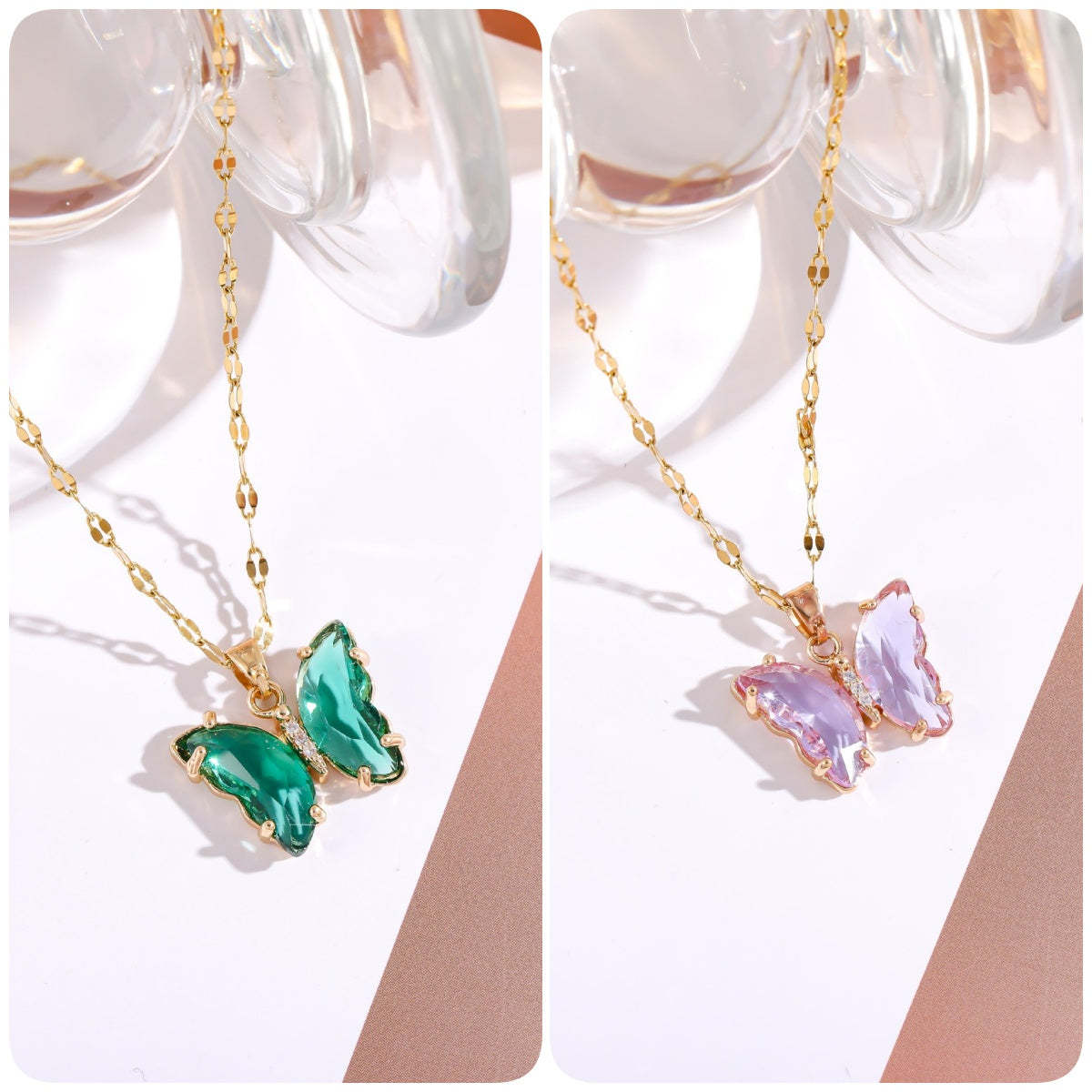 🔥BUY 1 GET 1 FREE-Crystal Butterfly Necklace