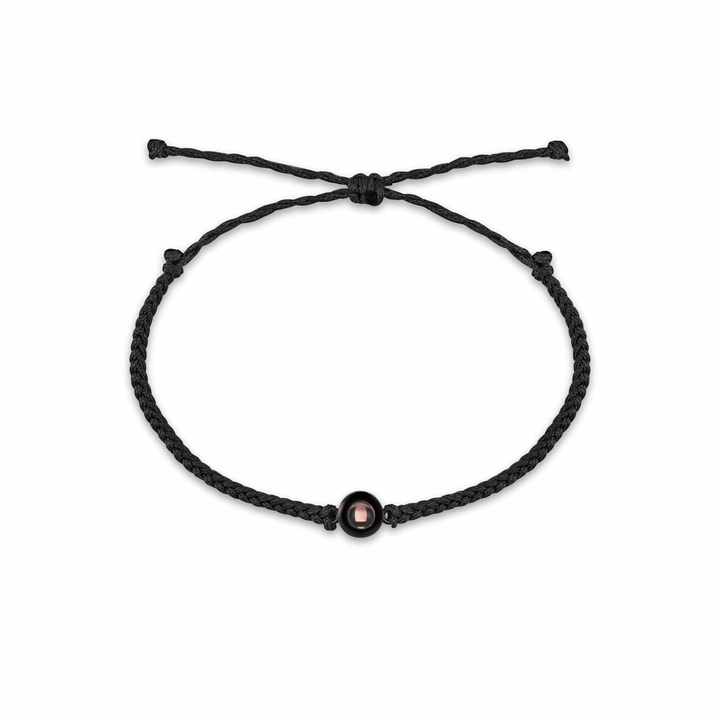 Personalized Circle Hidden Photo Projection Bracelet
