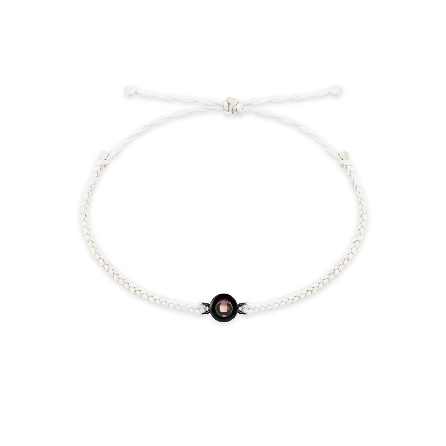 Personalized Circle Hidden Photo Projection Bracelet