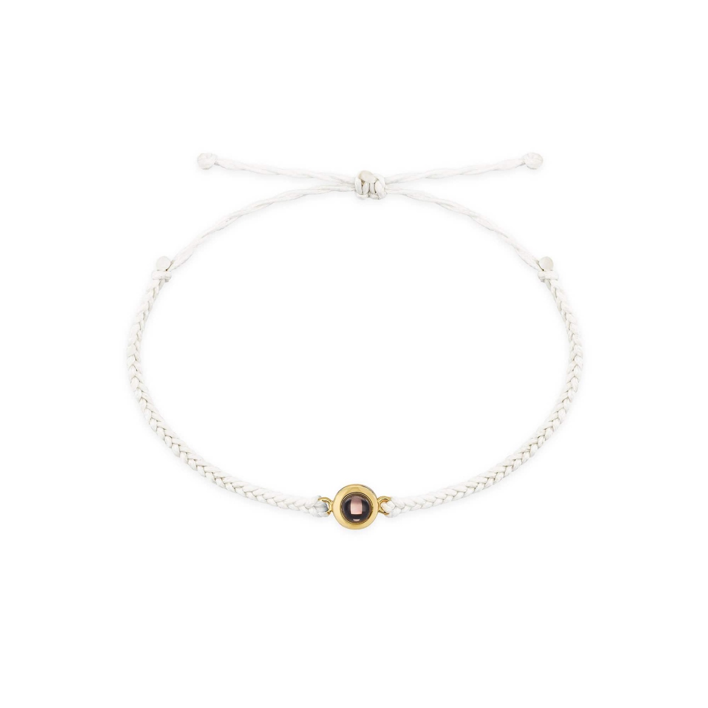 Personalized Circle Hidden Photo Projection Bracelet