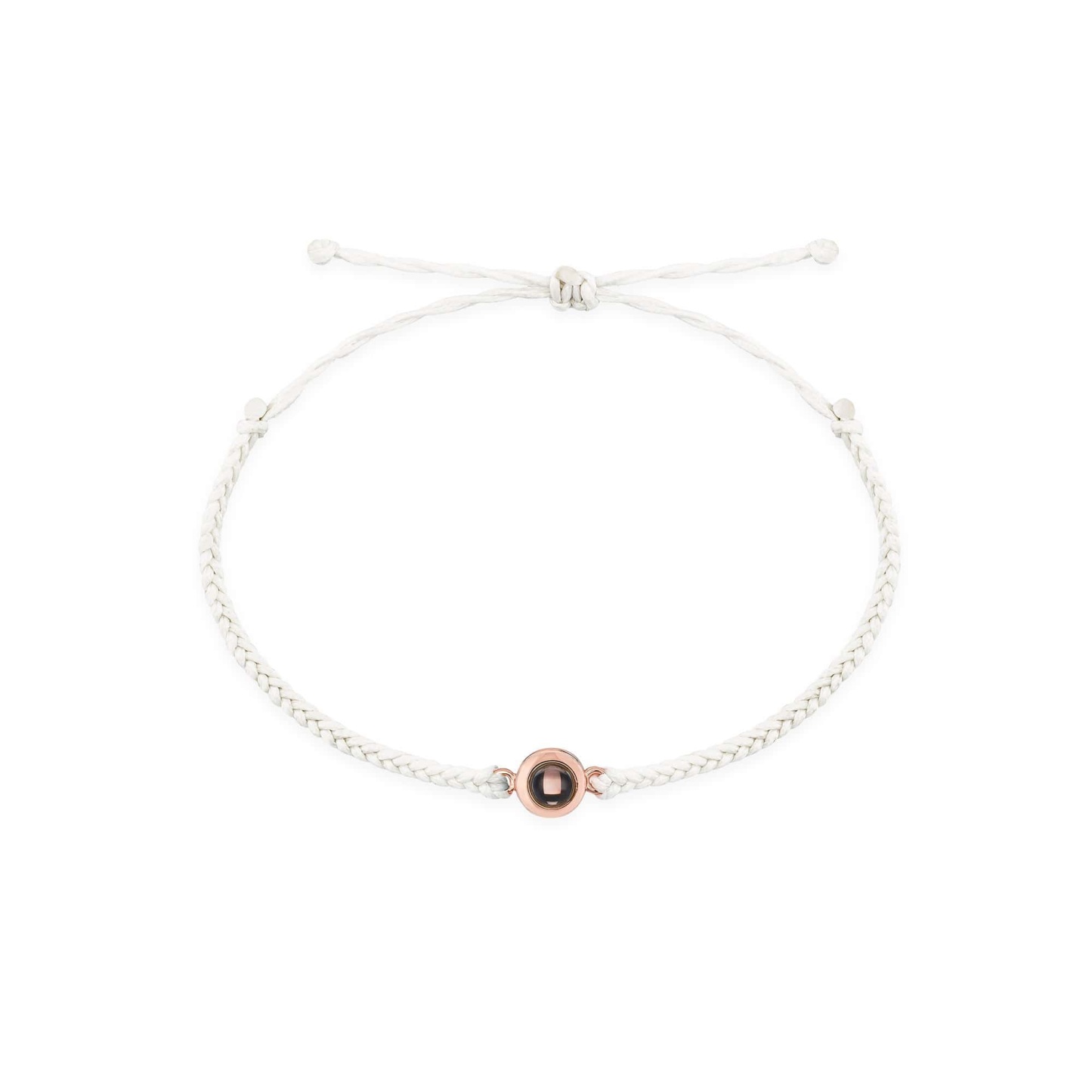 Personalized Circle Hidden Photo Projection Bracelet