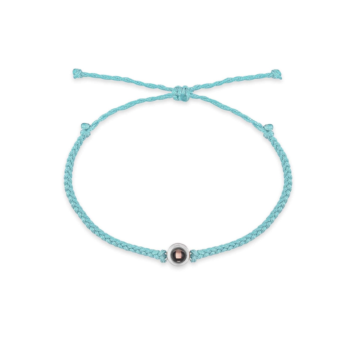 Personalized Circle Hidden Photo Projection Bracelet