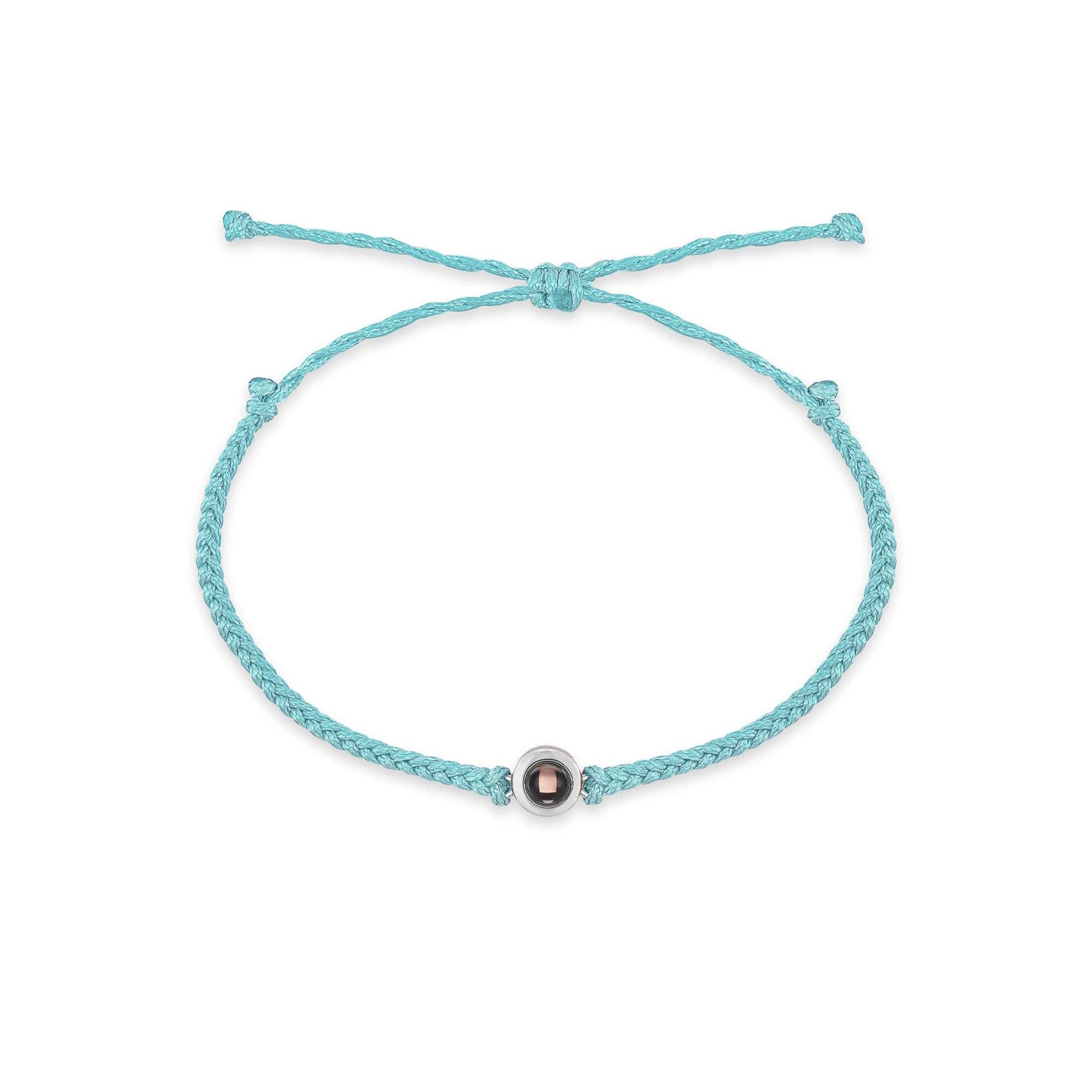 Personalized Circle Hidden Photo Projection Bracelet