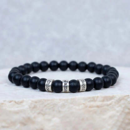 Customized Lava Tiger Eye Stone Beads Bracelet for Men