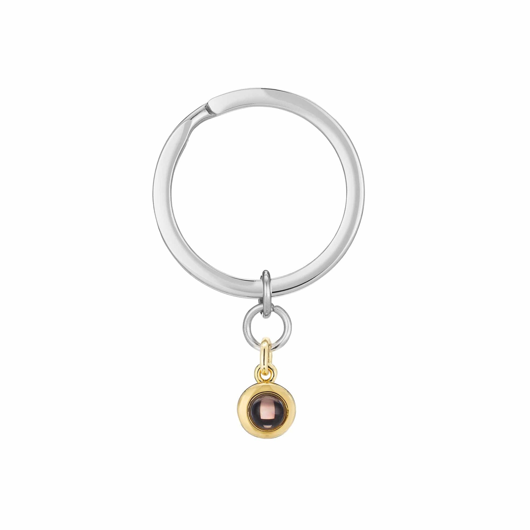 Personalized Circle Hidden Photo Inside Projection Necklace