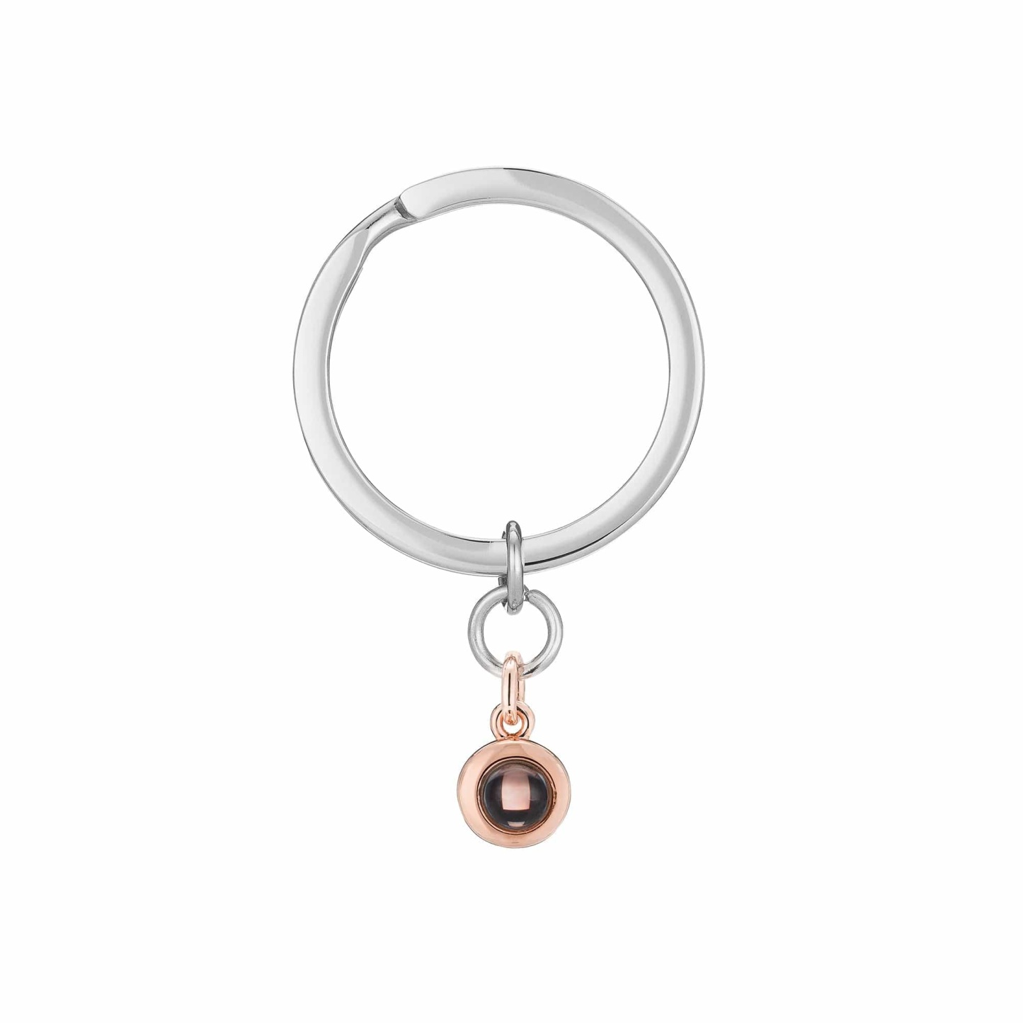 Personalized Circle Hidden Photo Inside Projection Necklace