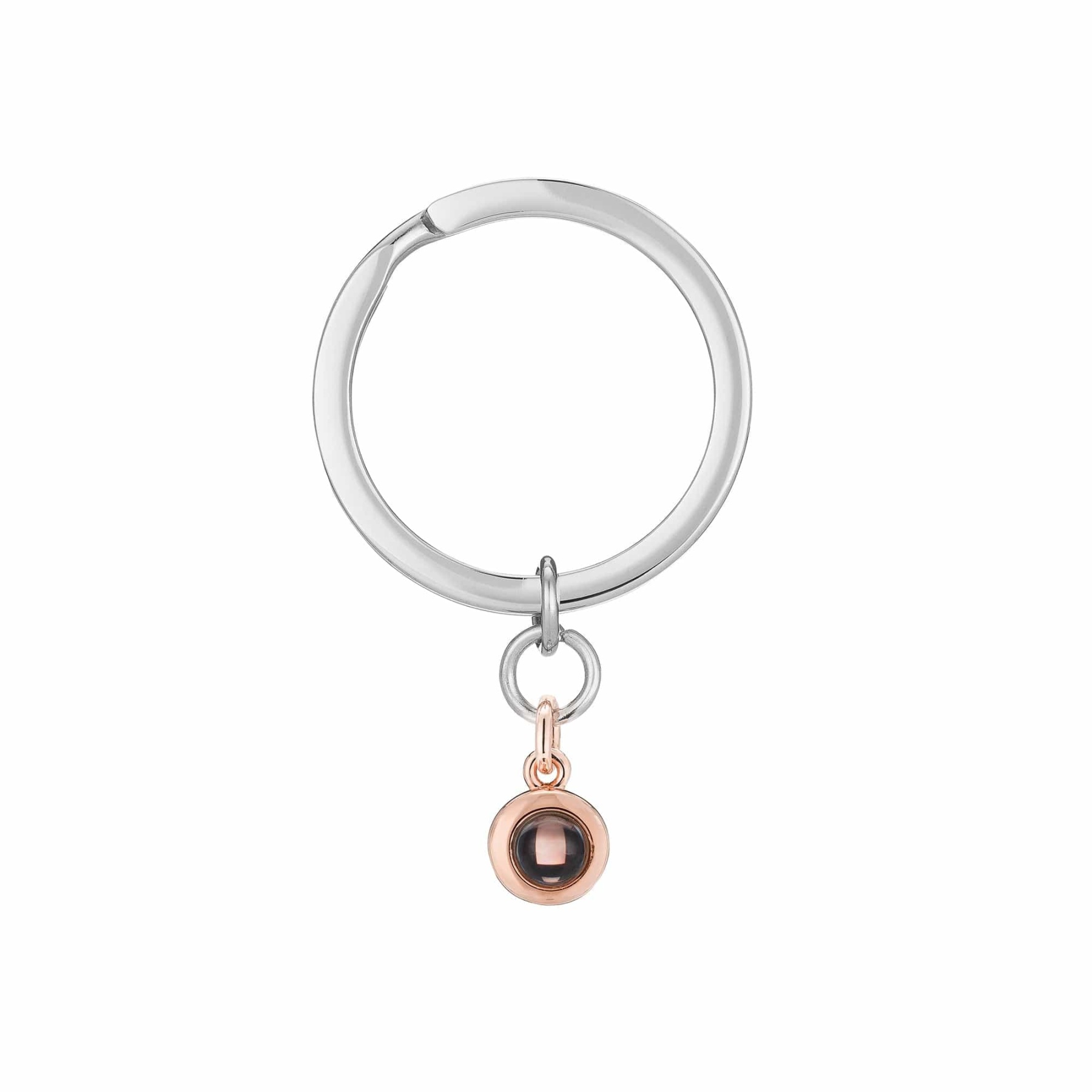 Personalized Circle Hidden Photo Inside Projection Necklace