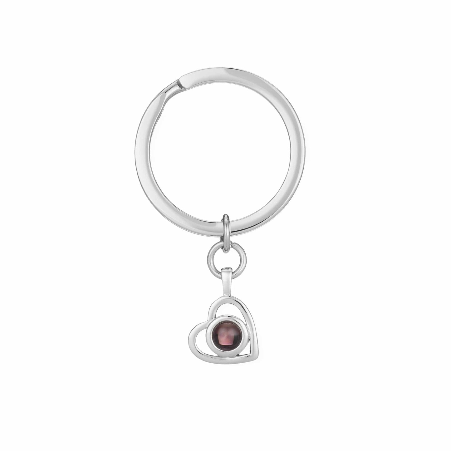 Personalized Heart Hidden Photo Inside Projection Necklace