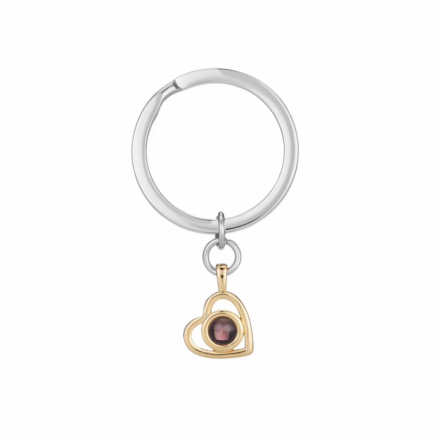 Personalized Heart Hidden Photo Inside Projection Necklace