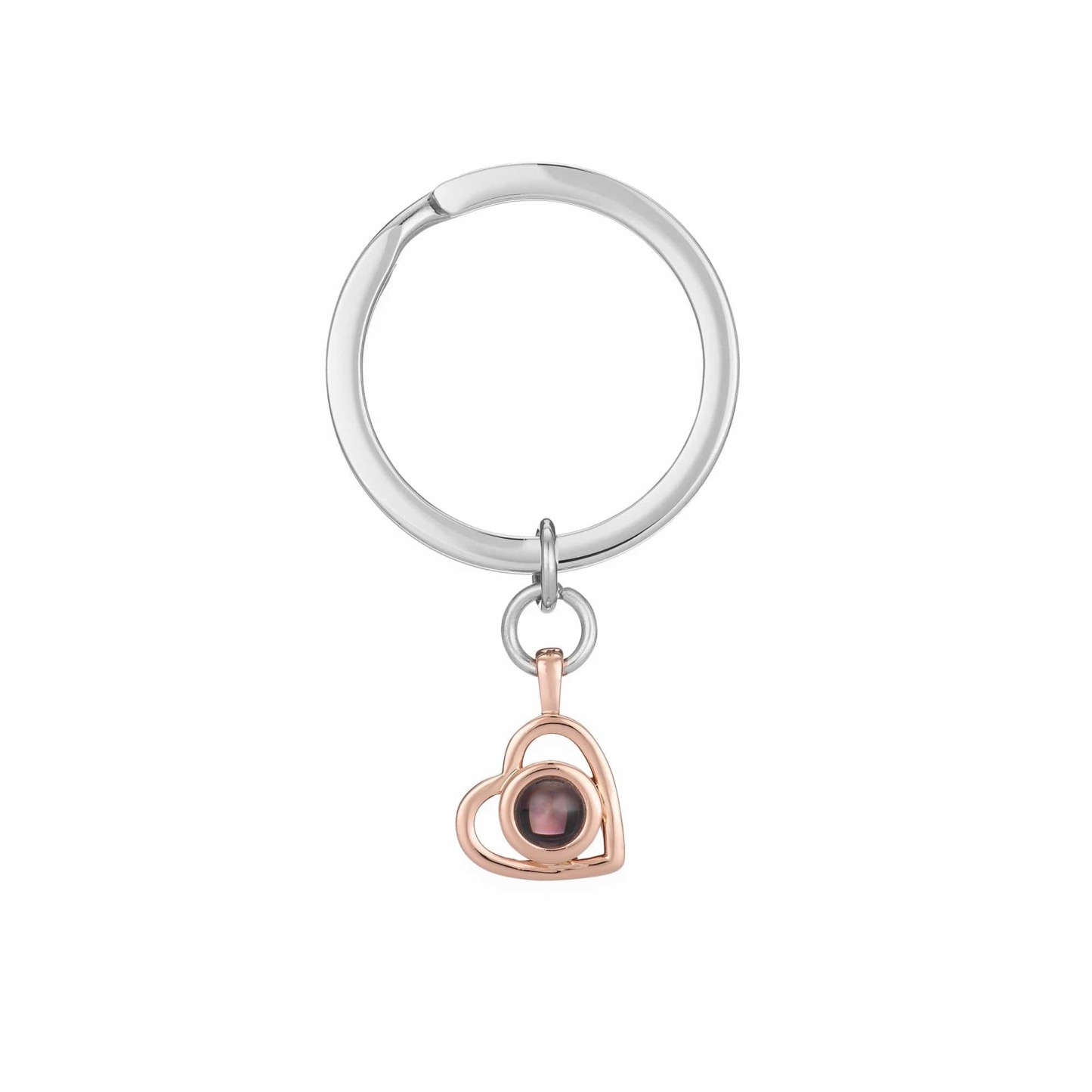 Personalized Heart Hidden Photo Inside Projection Necklace