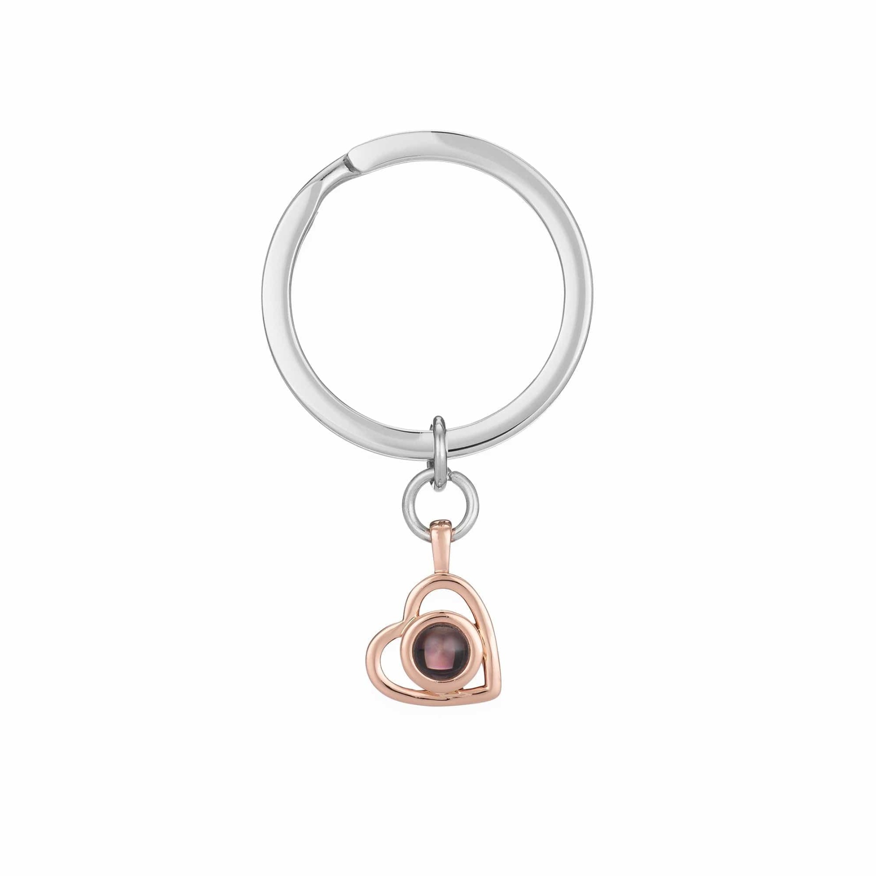 Personalized Heart Hidden Photo Inside Projection Necklace