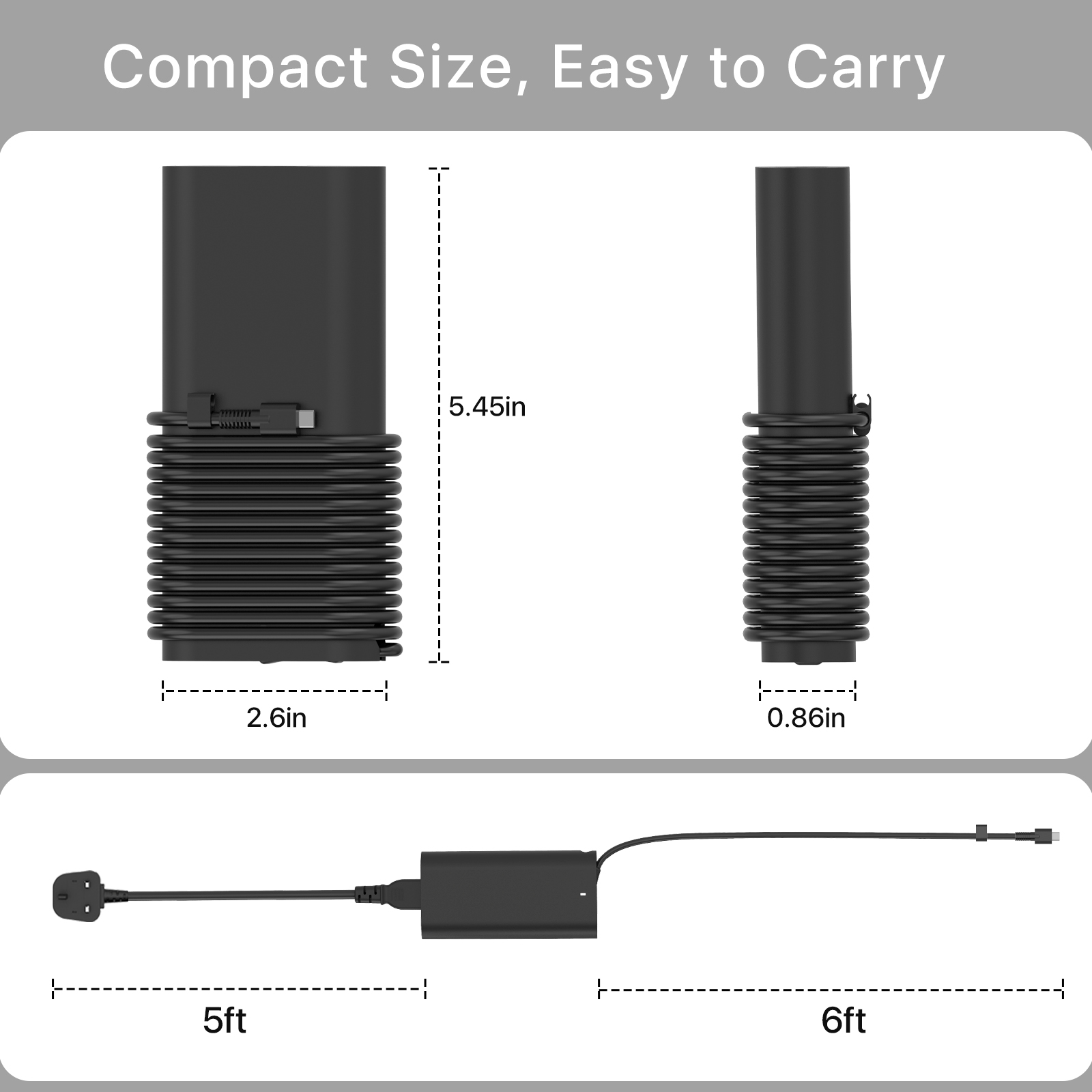 100W USB C  Power Adapter