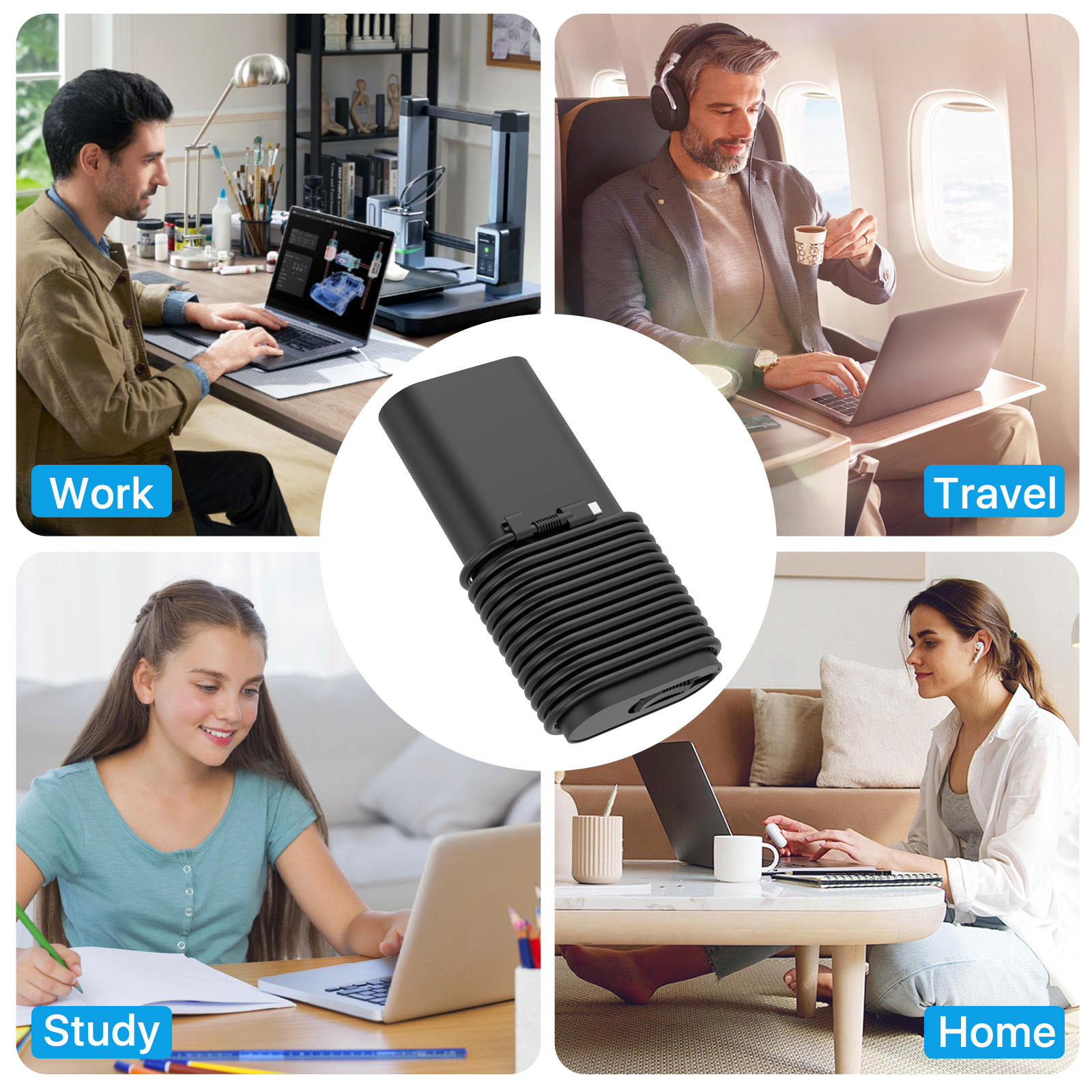 100W USB C  Power Adapter