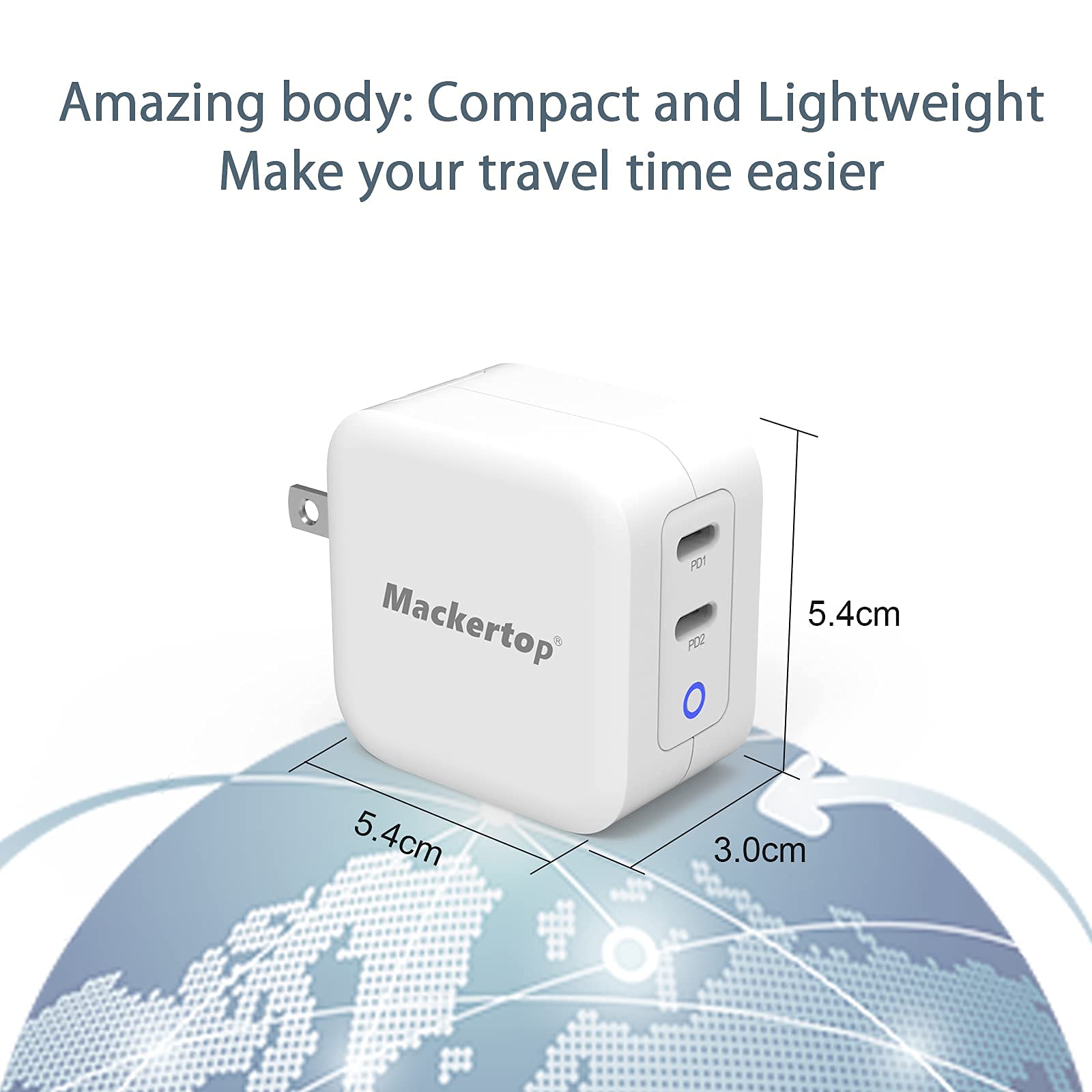 PD 40W Dual Ports USB C Charger For Iphone 16 Pro Max/16 pro /16 and More Iphone Ipad Fast Charger