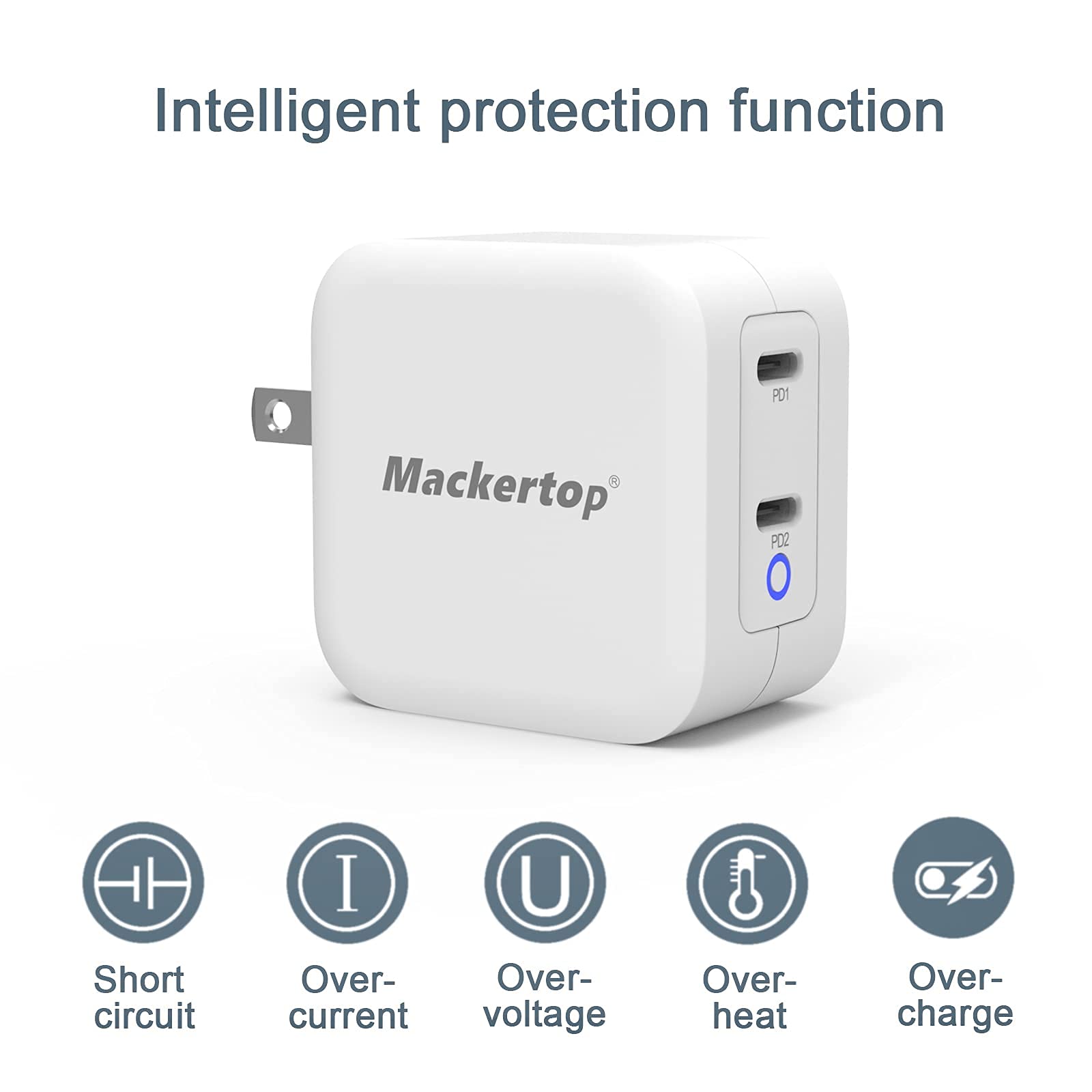 PD 40W Dual Ports USB C Charger For Iphone 16 Pro Max/16 pro /16 and More Iphone Ipad Fast Charger