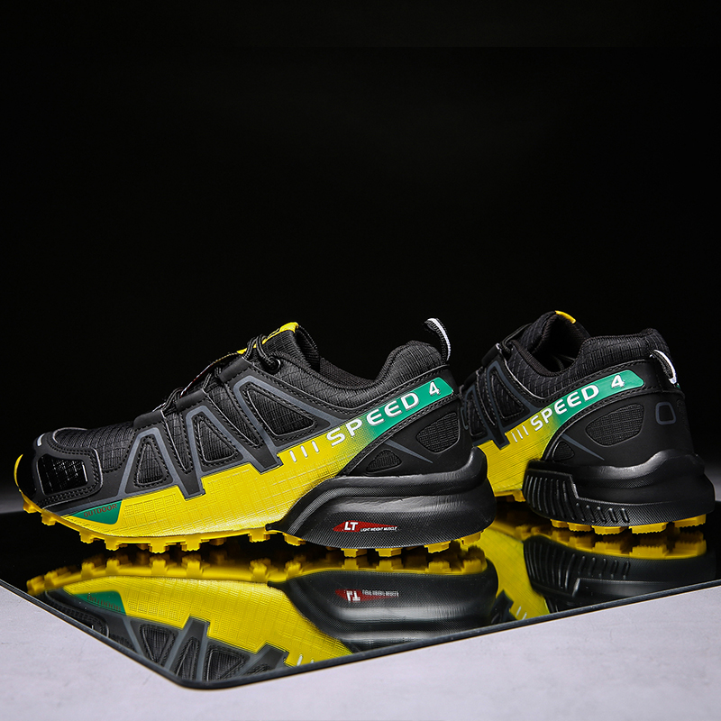 Men’s Outdoor Multifunctional Orthopedic Walking Shoes, Reinforced Rubber Toe Cap, Breathable Mesh Lining, Non-Slip Durable Rubber Outsole