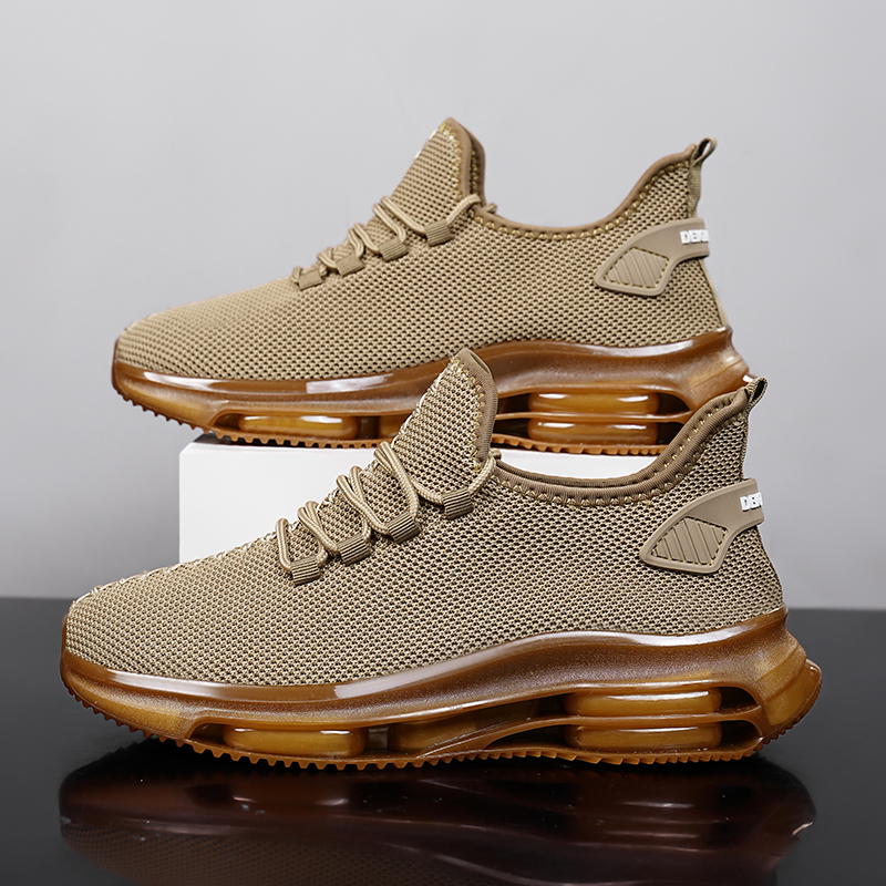 Men’s Wide Width Slip-On Walking Shoes with Arch Support & Height Increase – Comfortable, Breathable Sneakers for All-Season Outdoor Wear