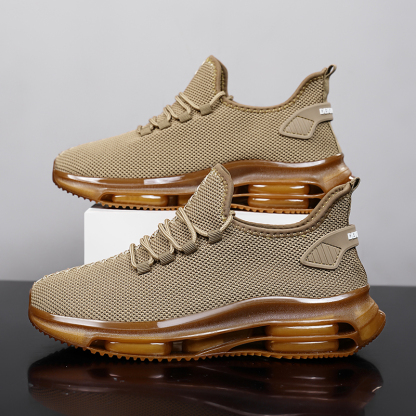 Men’s Wide Width Slip-On Walking Shoes with Arch Support & Height Increase – Comfortable, Breathable Sneakers for All-Season Outdoor Wear