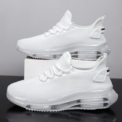 Men’s Wide Width Slip-On Walking Shoes with Arch Support & Height Increase – Comfortable, Breathable Sneakers for All-Season Outdoor Wear