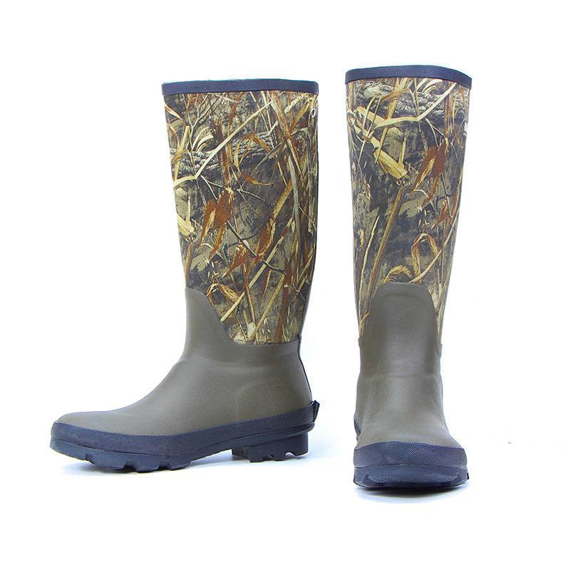 🚀 Act Fast-Men's Outdoor Warm Rubber Camouflage Boots Waterproof Non-slip EVA Hunting Boots