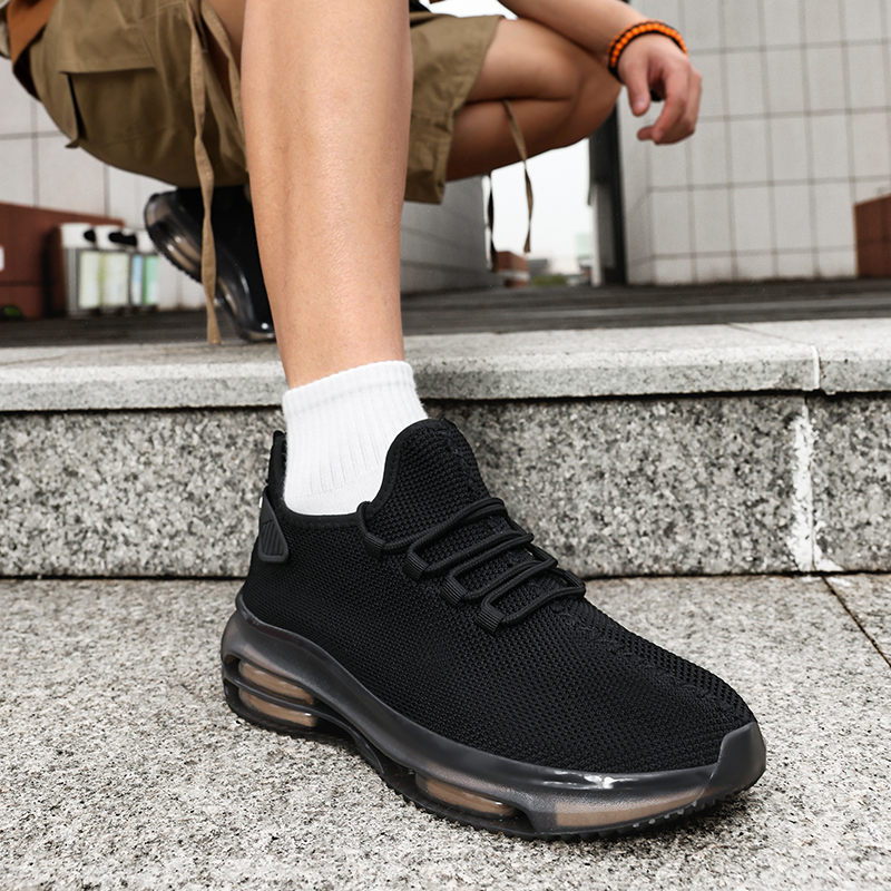 Men’s Wide Width Slip-On Walking Shoes with Arch Support & Height Increase – Comfortable, Breathable Sneakers for All-Season Outdoor Wear